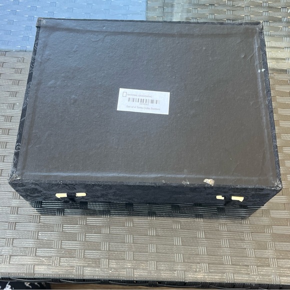 National Geographic Terra Cotta Warriors Set Of 4 Original Box Chinese Warriors - Picture 14 of 15